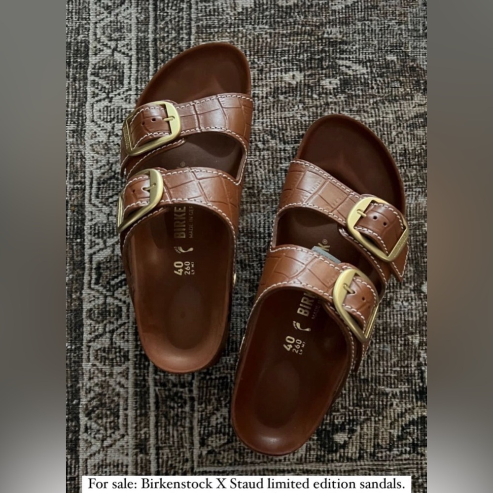 Birkenstock x Staud sandals